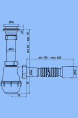 Сифон Ани Грот 1 1/2