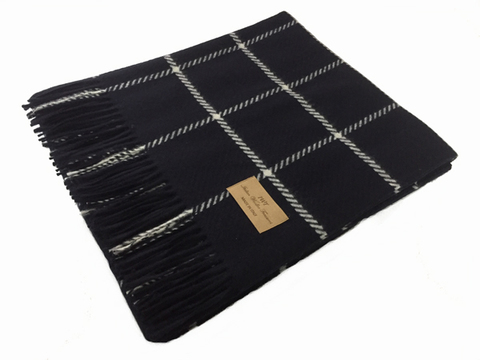 Плед 150х200 Italian Woollen Treasures S.r.l. Nitra 70 Navy