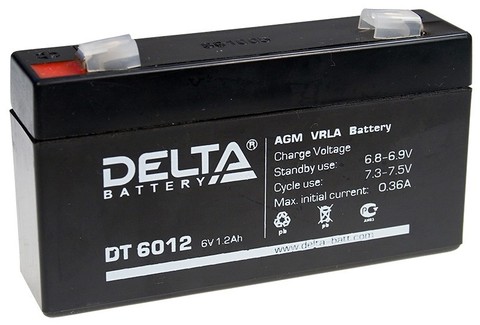 Аккумуляторная батарея Delta DT 6012