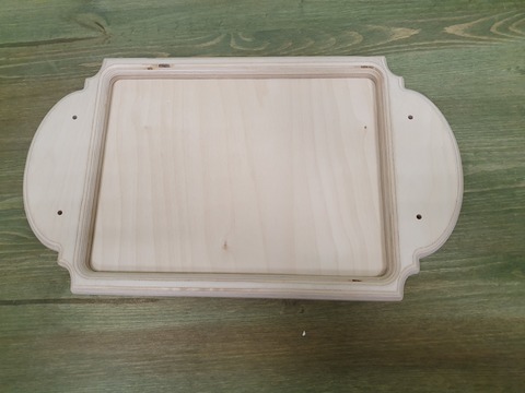 поднос фанера 40*24*3см