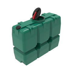 Емкость SK 2000л зеленая с откидной крышкой ЭкоПром SK 2000 л. горизонтальная|вертикальная прямоугольная (2100x750x1590см;90кг;Зеленый) - арт.557463