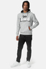 Худи Lonsdale Ullapool Marl Grey/Black/White