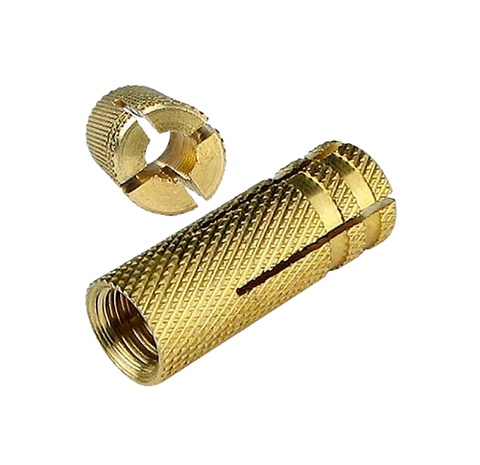 Купить Анкер забивной (распорный) латунный М12 недорого со склада в Хабаровске, Якутске, Владивостоке, Южно-Сахалинске, Благовещенске