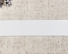 Резинка тканая с уплотн, ш. 2,5 см, пр-во Россия, белый