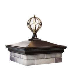 Подфонарник на колпак Monblan: цвет коричневый