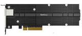 Synology E10M20-T1 Сетевая карта, 10GB, RJ-45, PCIe 3.0x8, PCIe NVMe 22110/2280, M-key, 2 слота