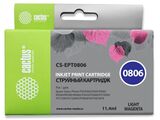 Картридж струйный Cactus CS-EPT0806 T0806 светло-пурпурный (11.4мл) для Epson Stylus Photo P50, PX650, PX660, PX700, PX700W, PX710, PX710W, PX720, PX720WD, PX800, PX800FW, PX810, PX810FW, PX820, PX820FWD, R265, R285, R360, RX560, RX585, RX685