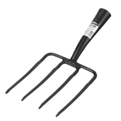 GRINDA 180 х 220 мм, кованная рабочая часть, четырехзубые, без черенка, антикор. покрытие, вилы кованые (39710-4)