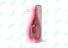 Розовое виброяйцо Snow Drop, 7.6 см