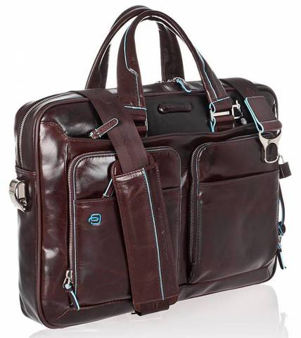 Сумка Piquadro Blue Square, коричневый, кожа натуральная (CA2849B2/MO)