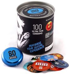 Ультратонкие презервативы в кейсе MAXUS So Much Sex - 100 шт. - 