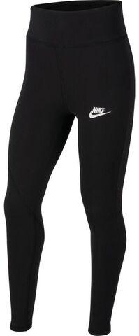 Брюки для девочки Nike Sportswear Favorites Graphix High-Waist Legging G - black/white