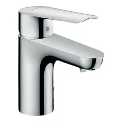 Hansgrohe Logis E 71164000 Смеситель для раковины 70, однорычажный Coolstart, со сливным гарнитуром, хром фото