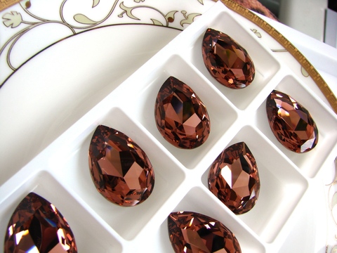 Капли 30*20 мм Blush Rose