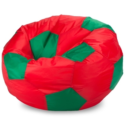 Кресло-мешок «Мяч» Красно-зеленый