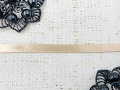 Лента атласная, ш. 0,5 см, капучино