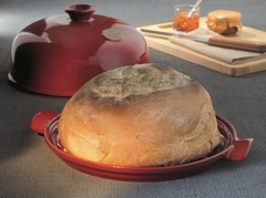 Форма с куполом Cloche Pain для хлеба Emile Henry (гранат)