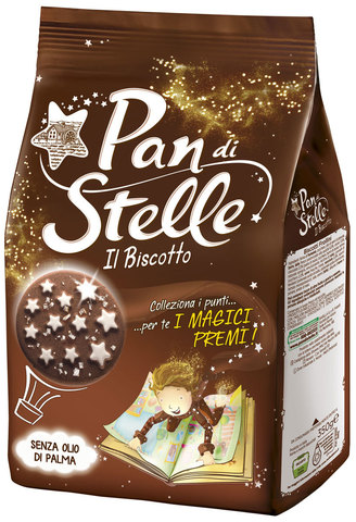 Печенье Mulino Bianco Pan di Stelle  песочное 350 гр