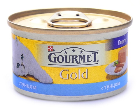 Gourmet Gold паштет с тунцом для взрослых кошек 85 г