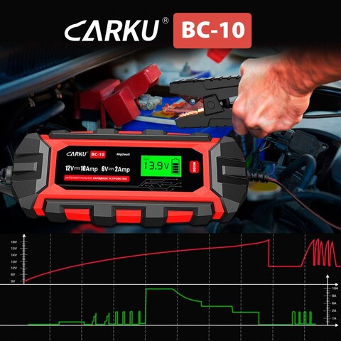 Интеллектуальное зарядное устройство CARKU BC-10