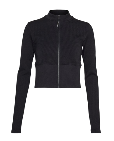 Женская теннисная куртка Calvin Klein Sameless Full Zip Jacket - black beauty