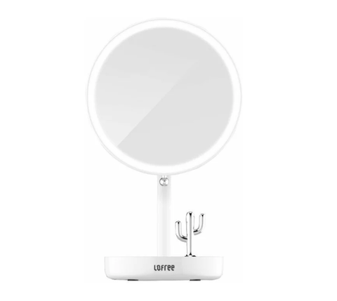 Зеркало косметическое настольное Xiaomi Lofree LED Beauty Mirror с подсветкой White (ME502)