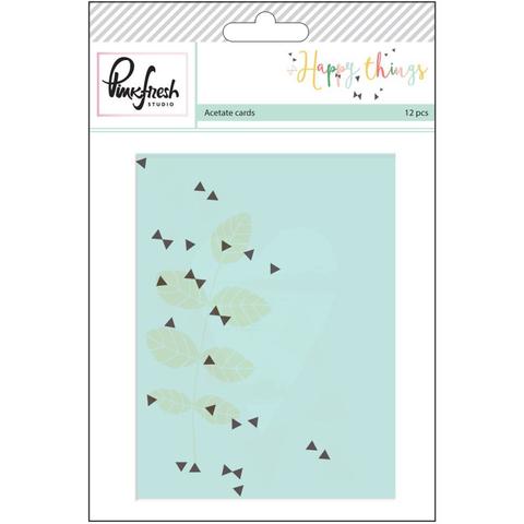 Ацетатные карточки Happy Things Acetate Cards -7,5 х10см/12шт