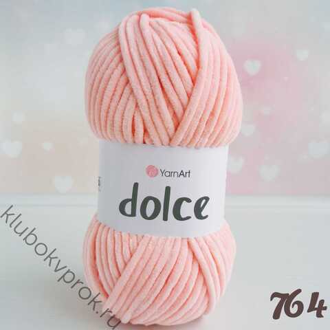 YARNART DOLCE 764, Светлый персик