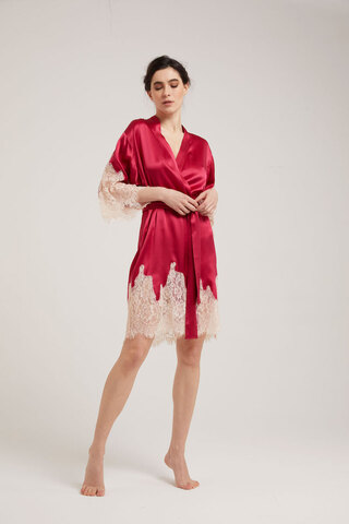 Халат Vivis Lauren berry-bullet малиновый