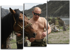 Модульная картина "Владимир Путин"