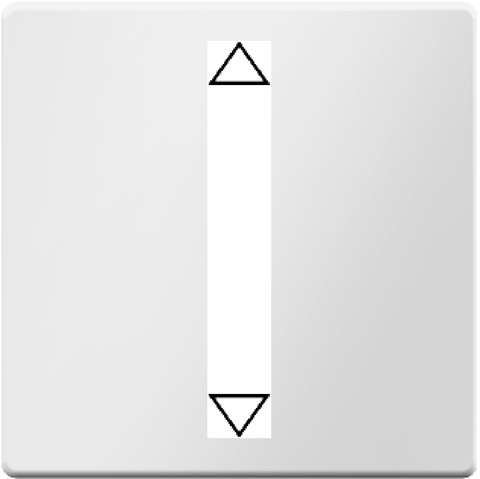 Выключатель управления жалюзи/рольставни кнопочный, или кнопка 4 замыкающих контакта c зажимом с 0-положением с оттиском символа «Стрелки». Цвет Полярная белизна. Berker (Беркер). Q.1 / Q.3 / Q.7. 16206079+503404