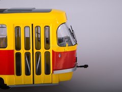 Tram Tatra T3SU bright-yellow-red 1:43 Start Scale Models (SSM)
