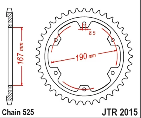 Звезда ведомая JTR2015 50