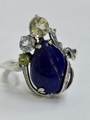 Гиацинт (кольцо из серебра)