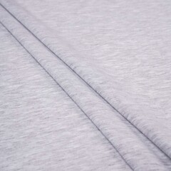 Кулирная гладь, 58% Хлопок, 34% ПЭ, 8% ПУ(эластан), 175 гр/м2, меланж св.серый (10167)