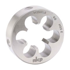 Плашка М25х1,5 DINEN22568 HSSE 6g 55х16мм NKP 290252N