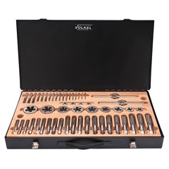 Набор метчиков и плашек M3 -M24 HSS-G 61пр Volkel 48006