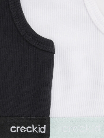 набор майка-топ  для девочки  К 1196-2уп/белый,черный