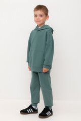 брюки  для мальчика  КР 400813/темный малахит к556