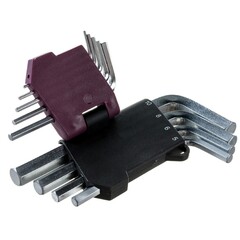 Thorvik HKS9S Набор ключей торцевых шестигранных коротких, H1.5-H10, 9 предметов