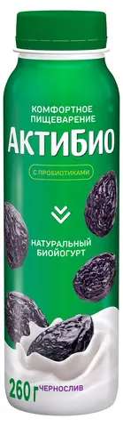 АктиБИО питьевой чернослив 260гр