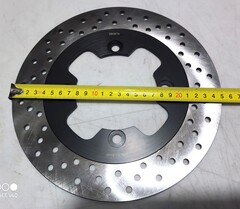 Диск тормозной задний на KAWASAKI NINJA ZX 1100 ZX11 D1-D9 / ZZR 1100 93-01 г.в