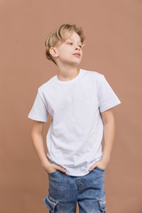 121_БК25 Футболка кор.рукав, белый