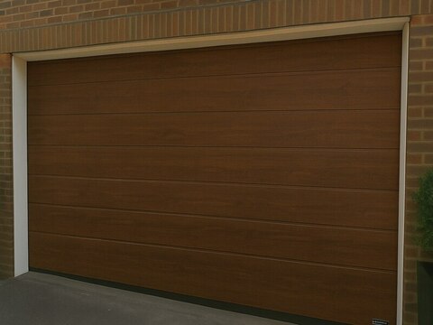 Гаражные секционные ворота Херманн/Hormann с приводом HyperMatic 800 BS. Торсионный механизм. *Разные размеры