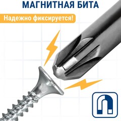 Бита отверточная ПРАКТИКА Профи PZ-3 х 50мм (2шт) (035-752)