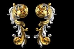 Силиконовый молд № 1967 Набор вензелей