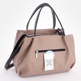 Сумка Саломея 164 норвежский тауп + черный