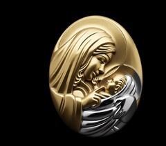 Силиконовый молд Камея Мать и дитя