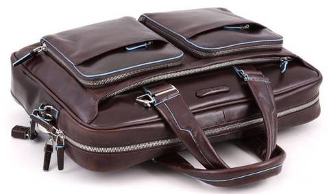 Сумка Piquadro Blue Square, коричневый, кожа натуральная (CA2849B2/MO)