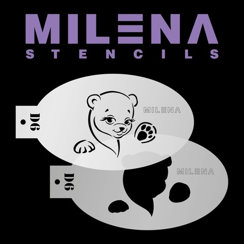 Трафарет Milena D6